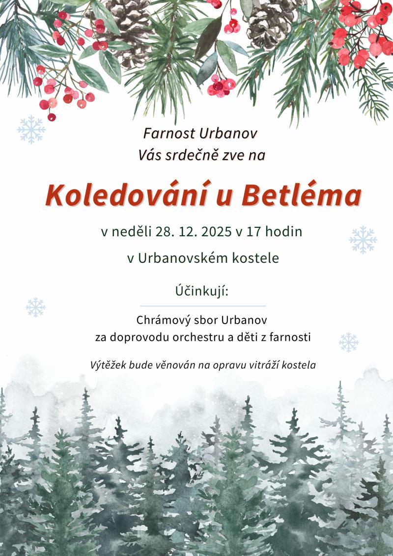 Koledování v Urbanově
